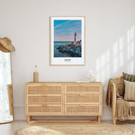 Maine Portrait Color No 1 Poster