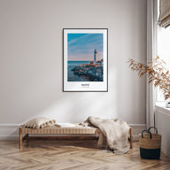 Maine Portrait Color No 1 Poster