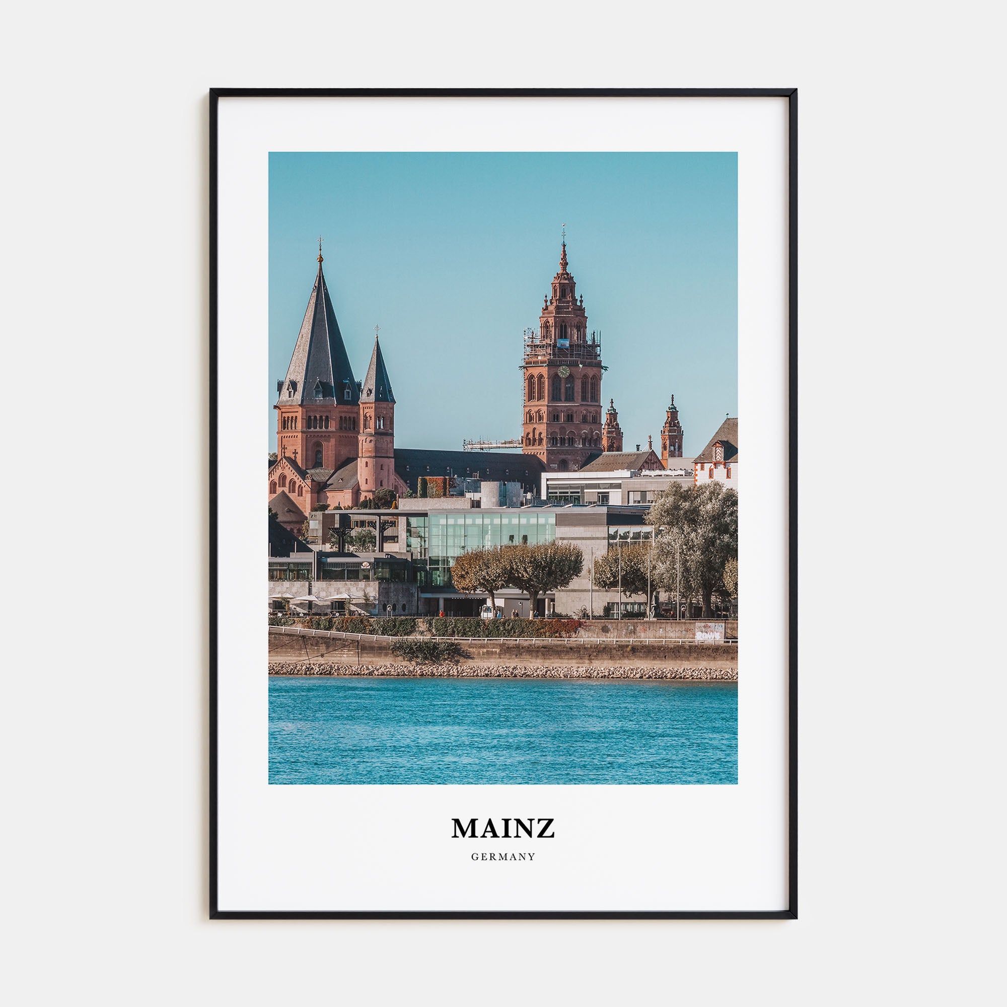 Mainz Portrait Color Poster