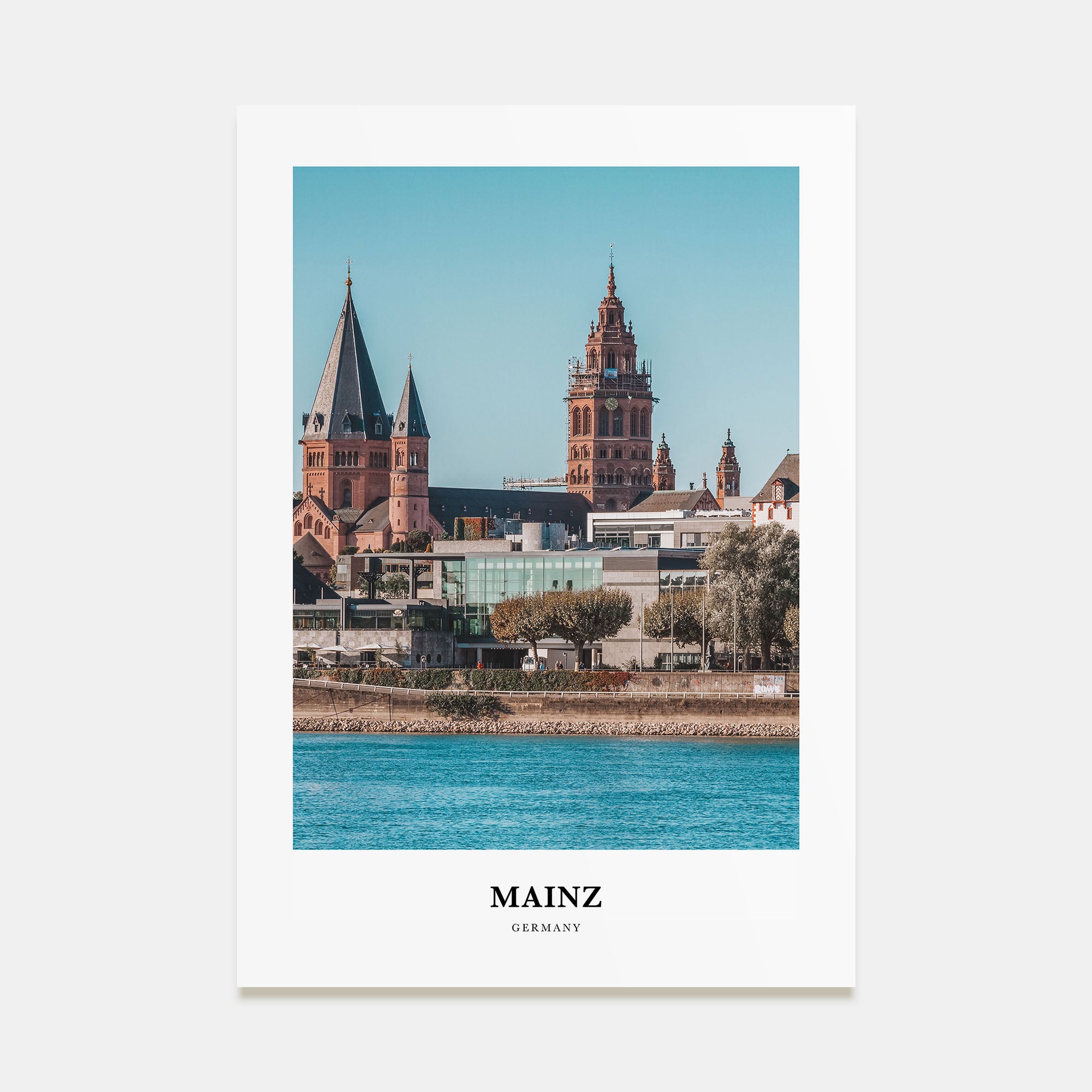 Mainz Portrait Color Poster