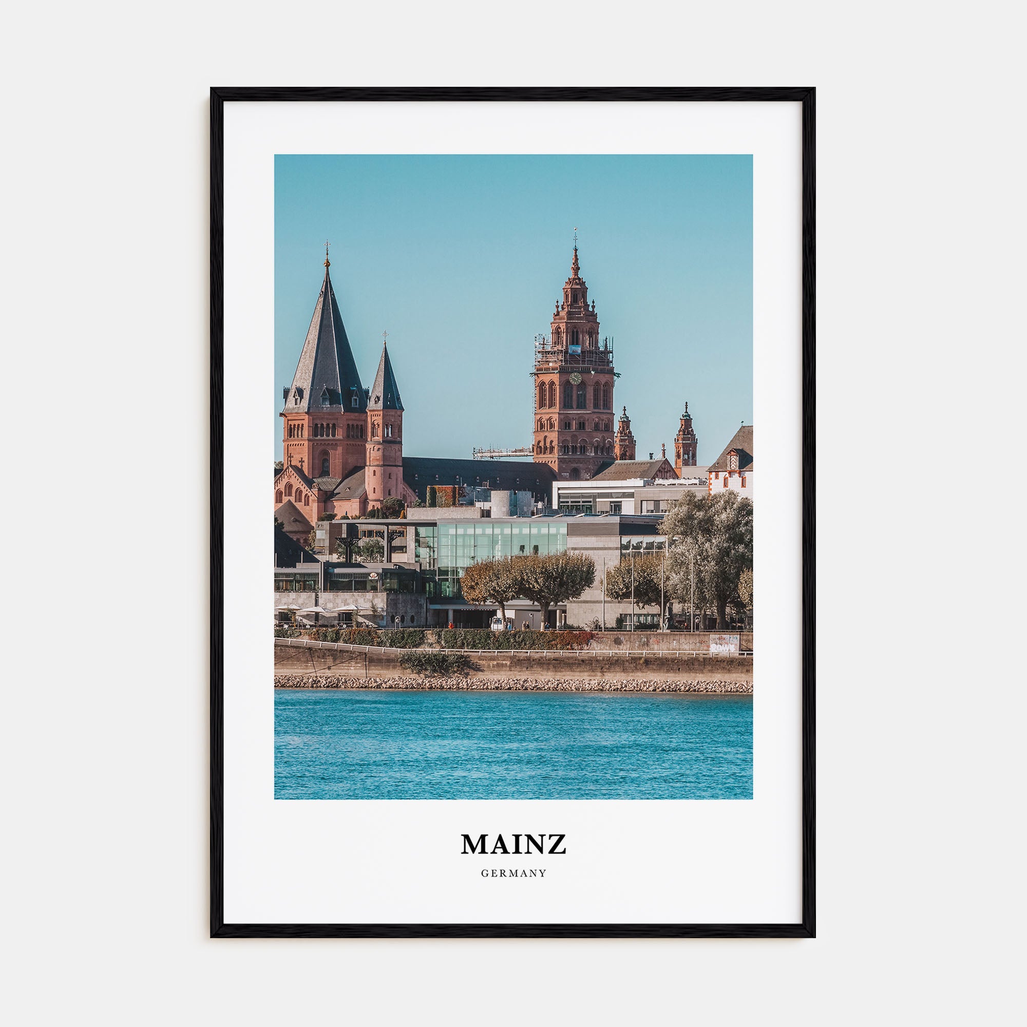 Mainz Portrait Color Poster