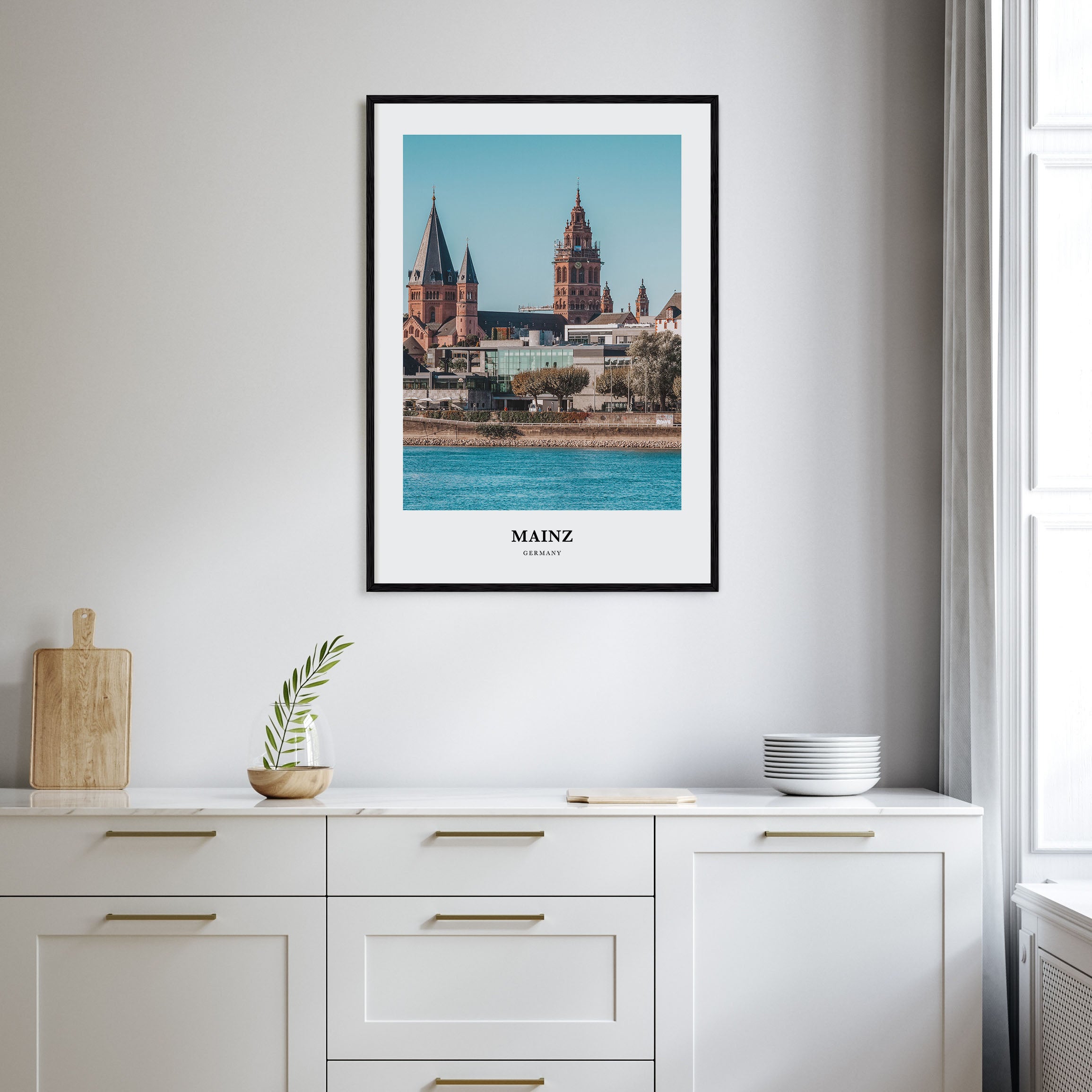 Mainz Portrait Color Poster