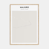 Majuro Map Portrait Poster
