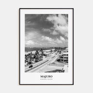 Majuro Portrait B&W Poster