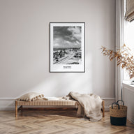 Majuro Portrait B&W Poster