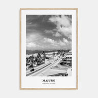 Majuro Portrait B&W Poster