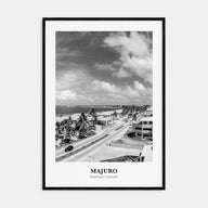 Majuro Portrait B&W Poster