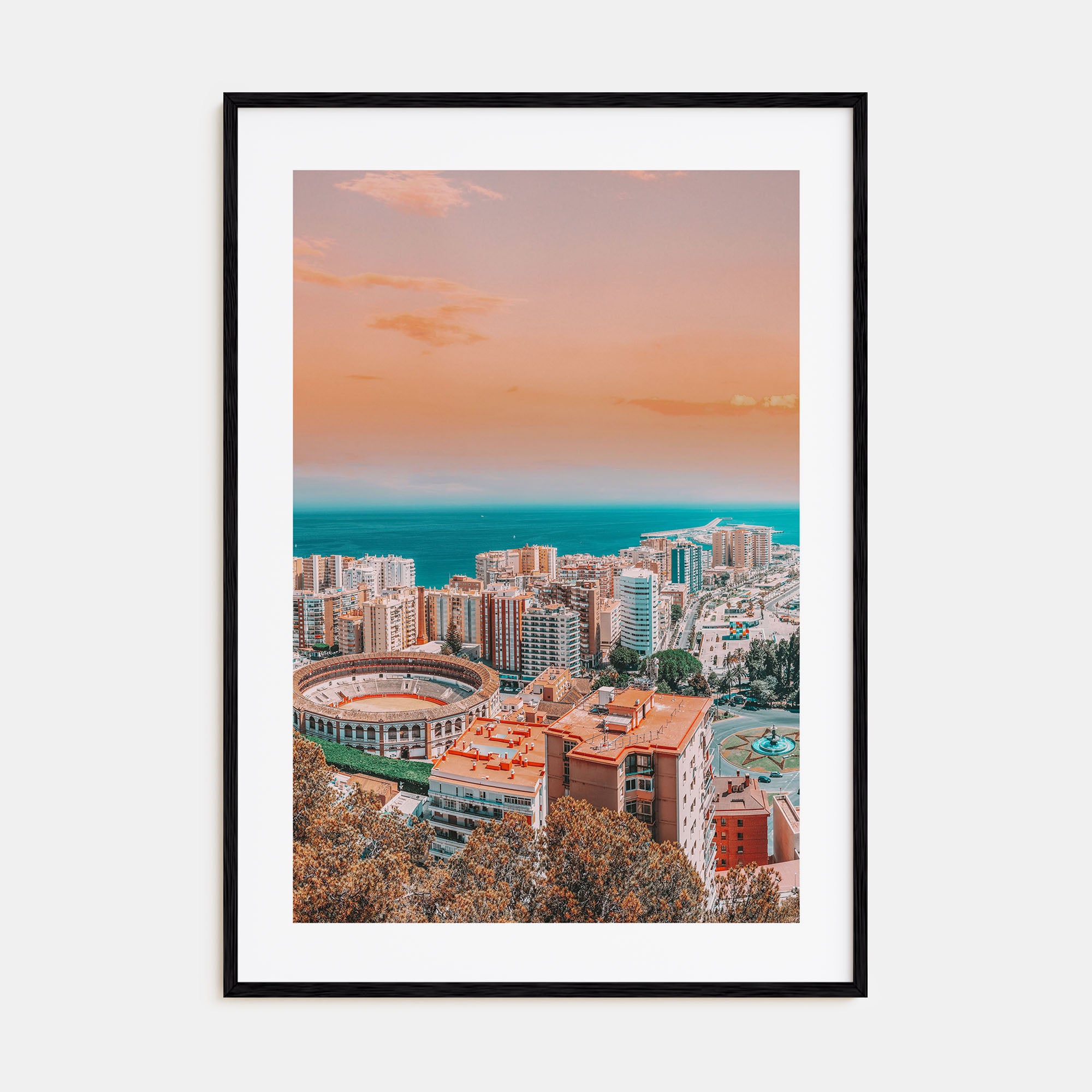Málaga Photo Color Poster
