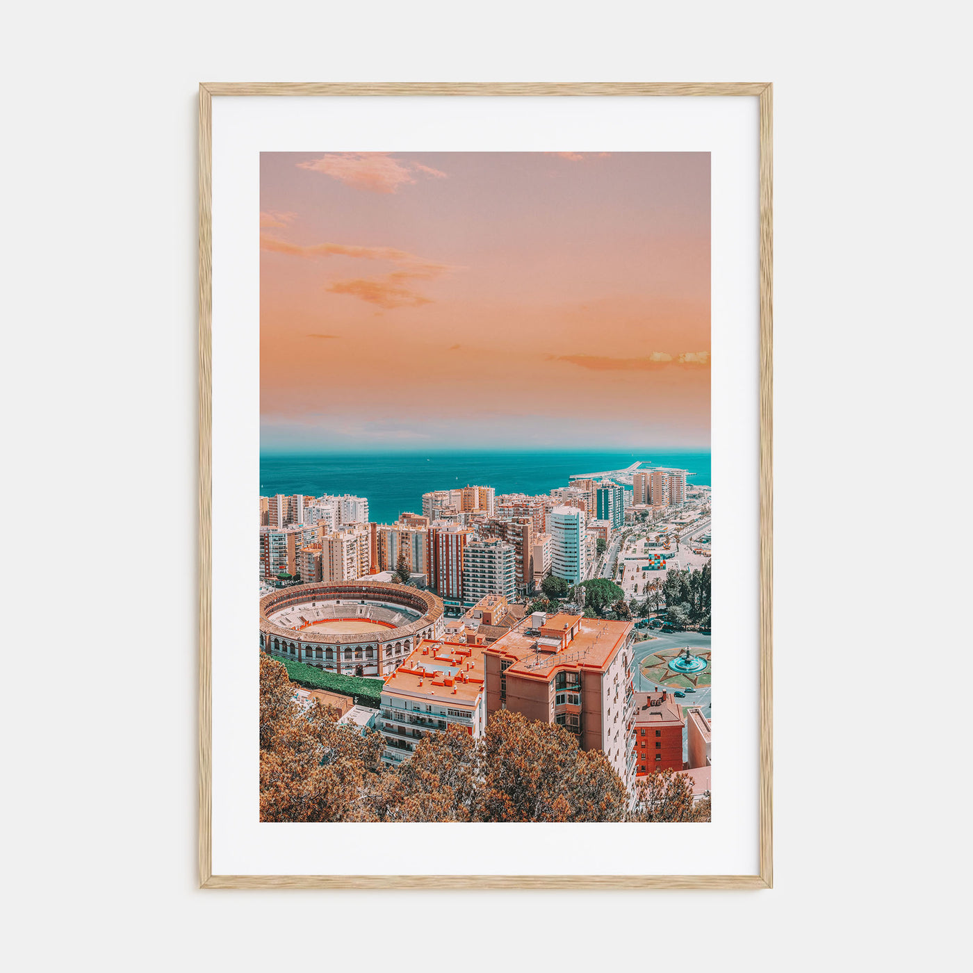 Málaga Photo Color Poster