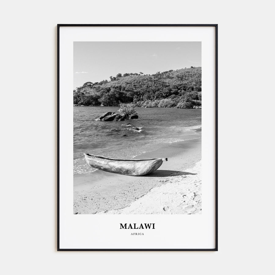 Malawi Portrait B&W Poster