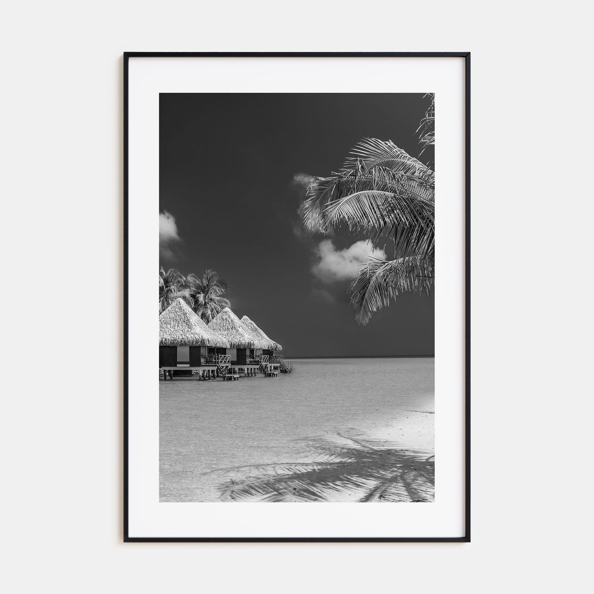Maldives Photo B&W Poster