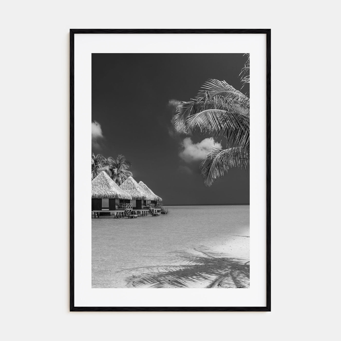 Maldives Photo B&W Poster