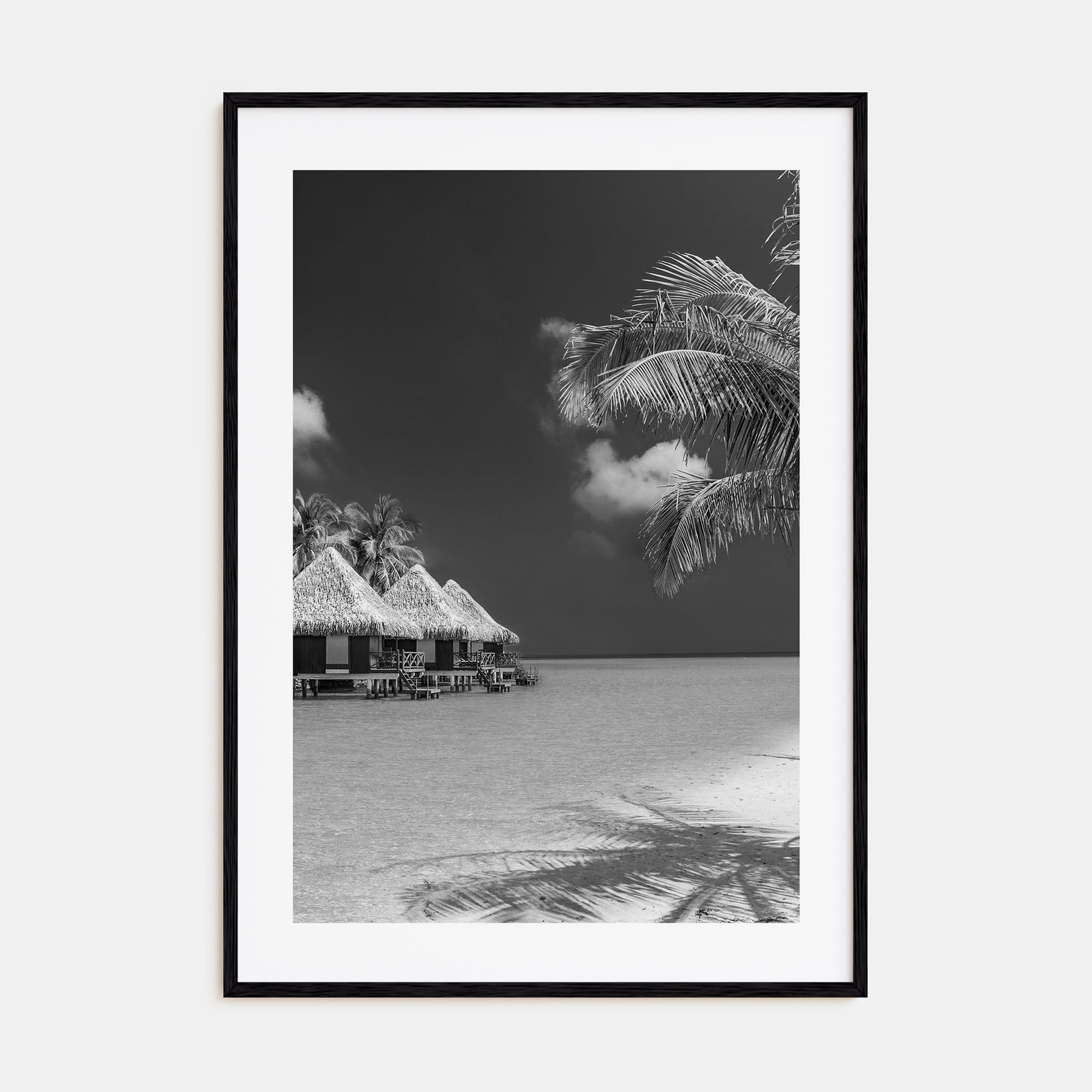 Maldives Photo B&W Poster