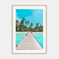 Maldives Photo Color Poster