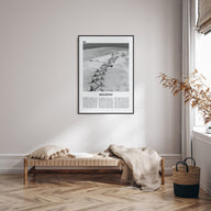 Maldives Travel B&W No 2 Poster