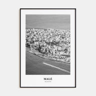 Malé Portrait B&W Poster