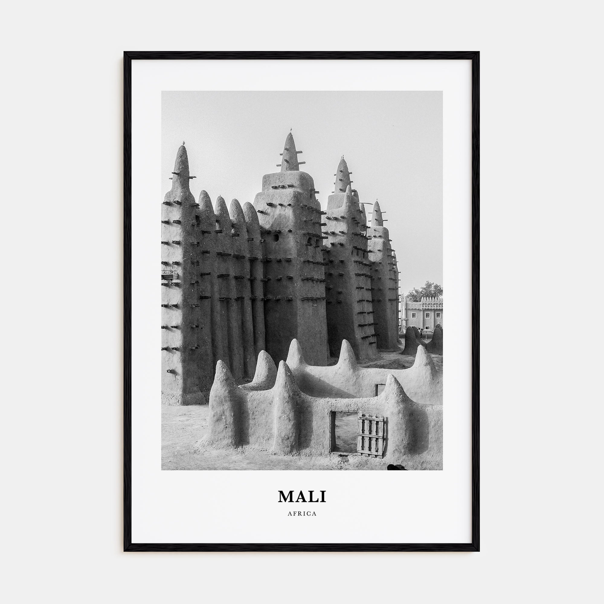 Mali Portrait B&W Poster