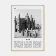 Mali Travel B&W Poster