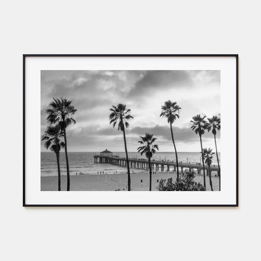 Malibu Landscape B&W Poster