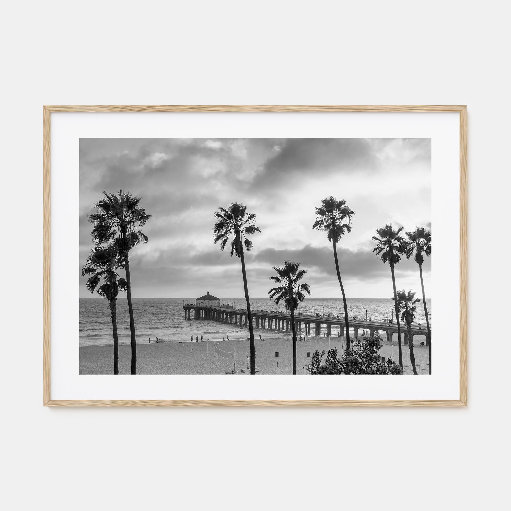 Malibu Landscape B&W Poster