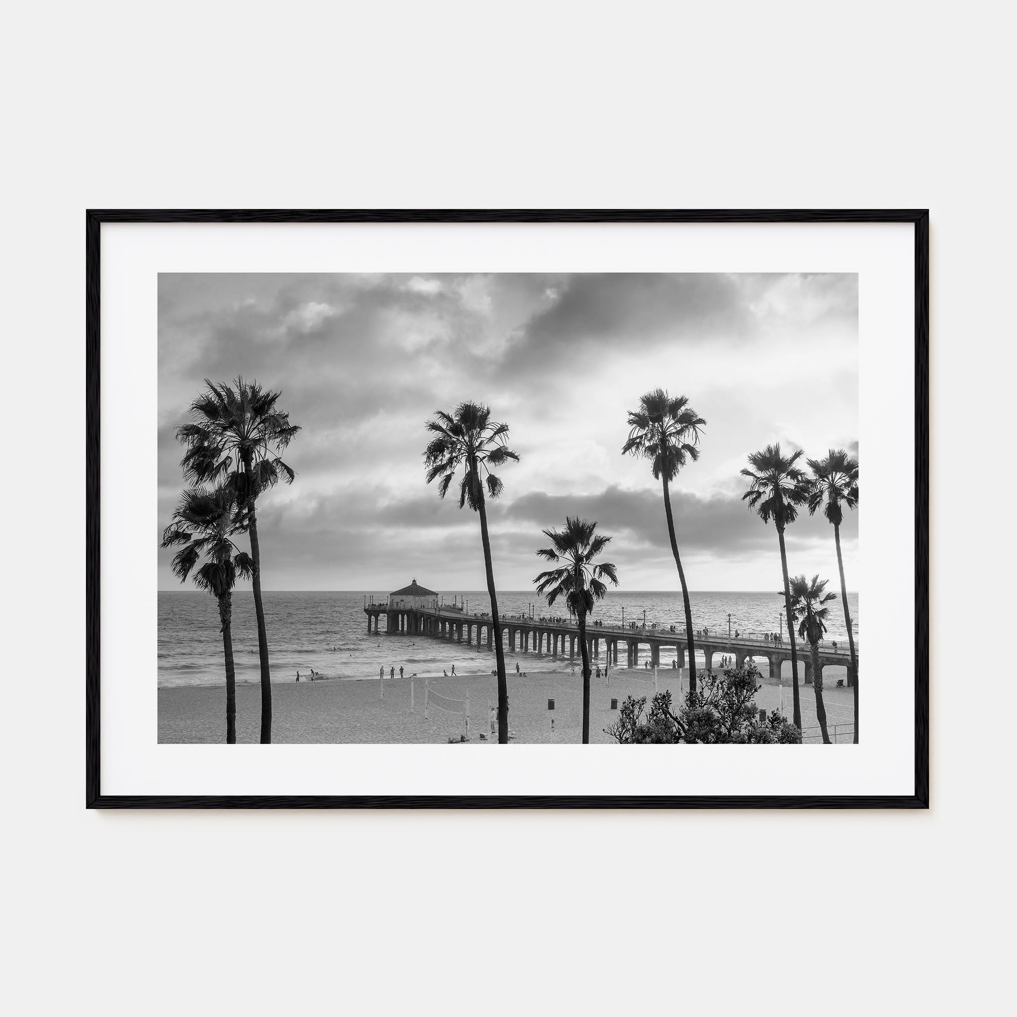 Malibu Landscape B&W Poster