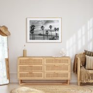 Malibu Landscape B&W Poster