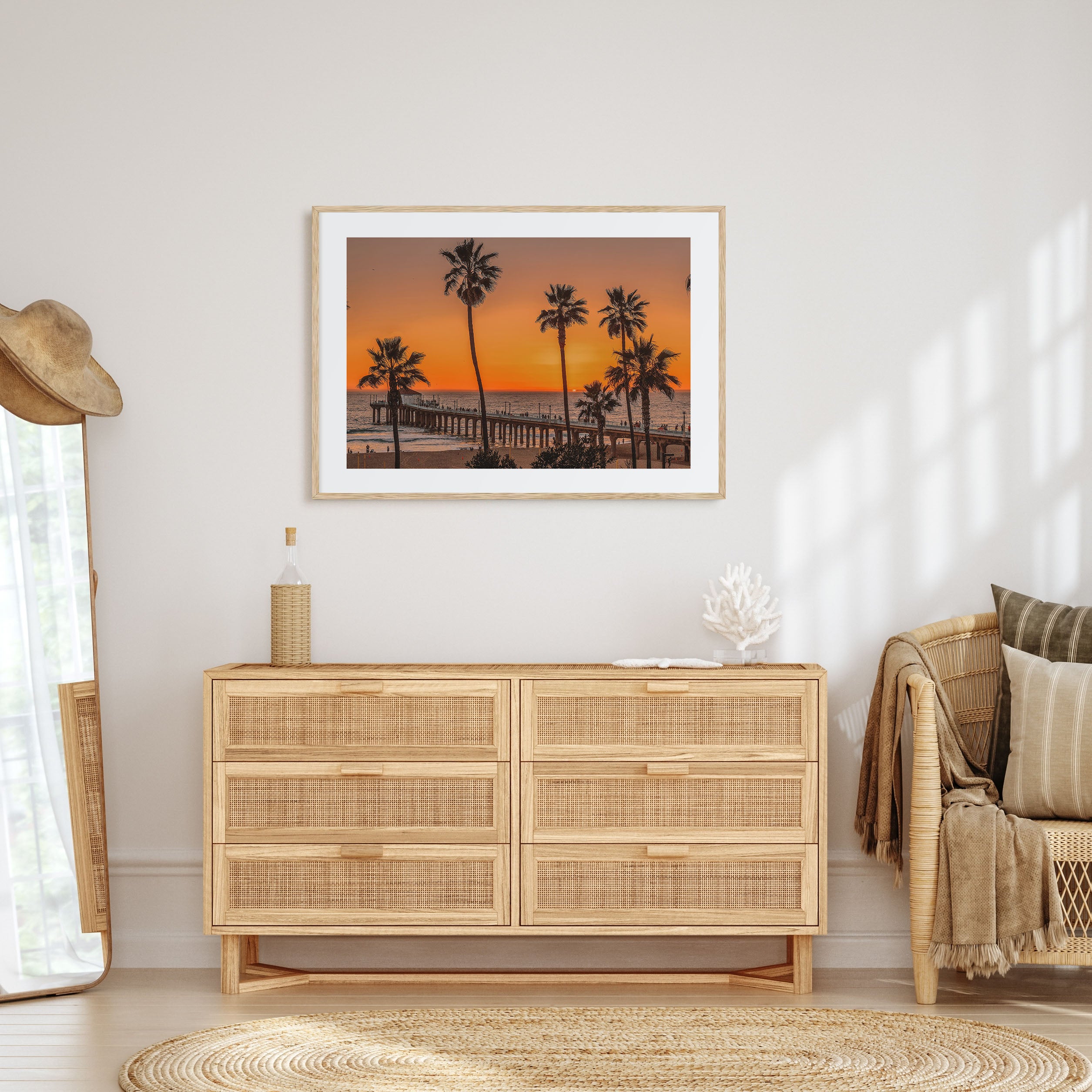 Malibu Landscape Color Poster