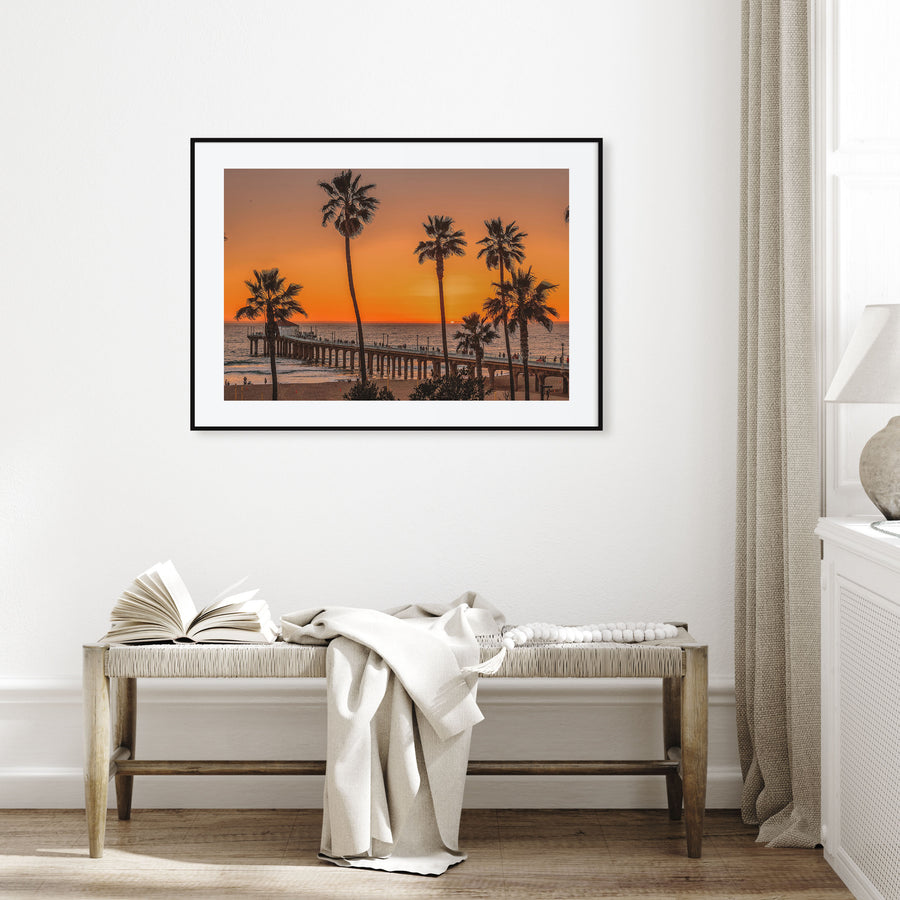 Malibu Landscape Color Poster