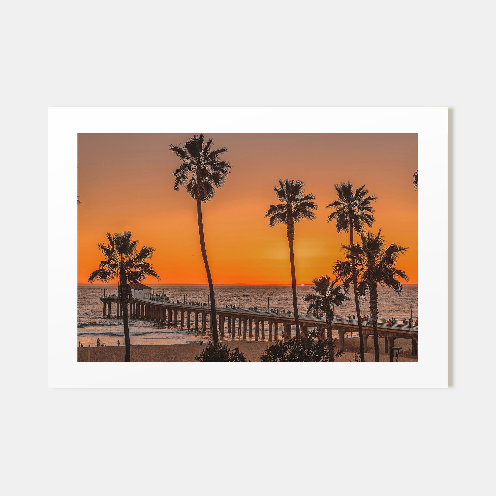 Malibu Landscape Color Poster