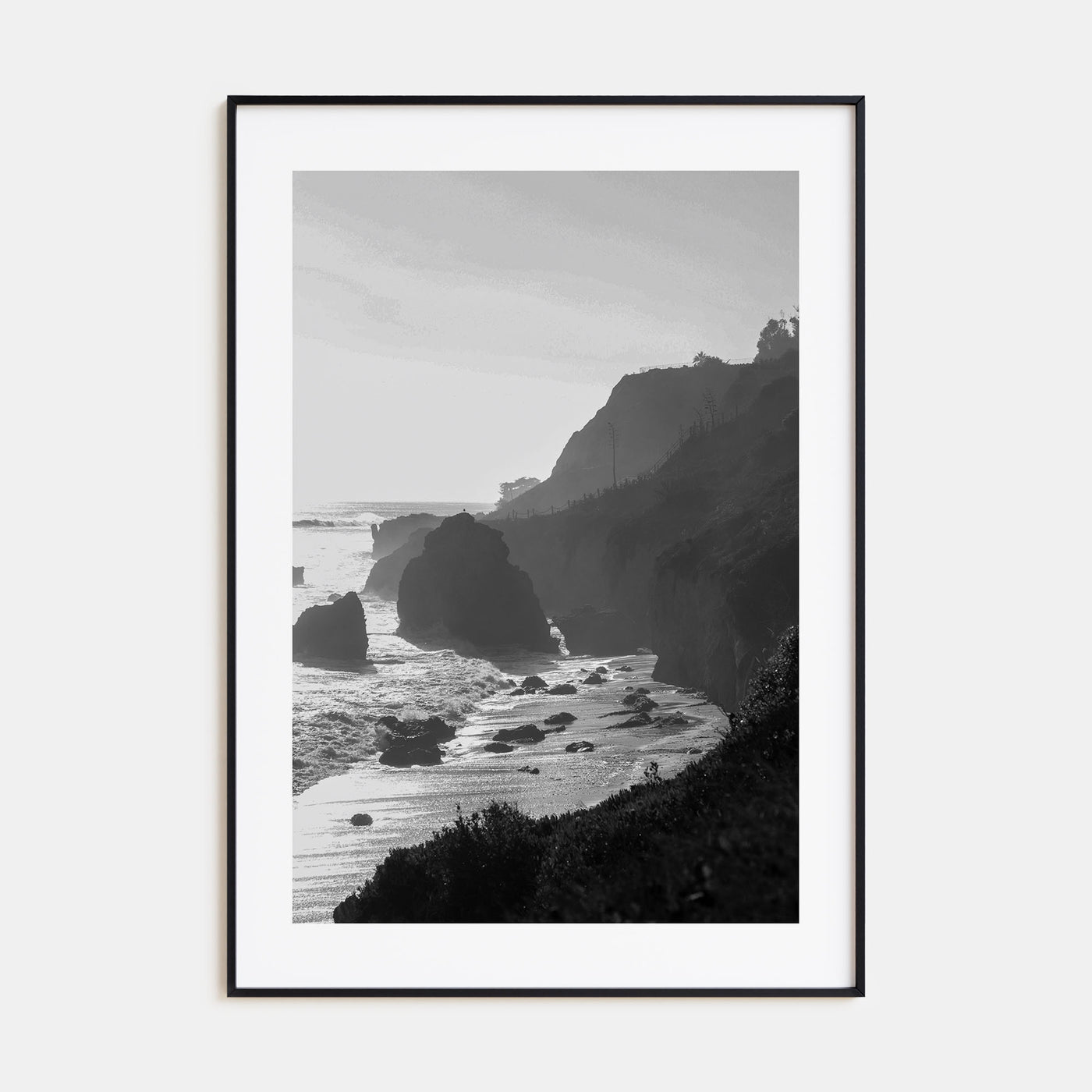 Malibu Photo B&W No 2 Poster