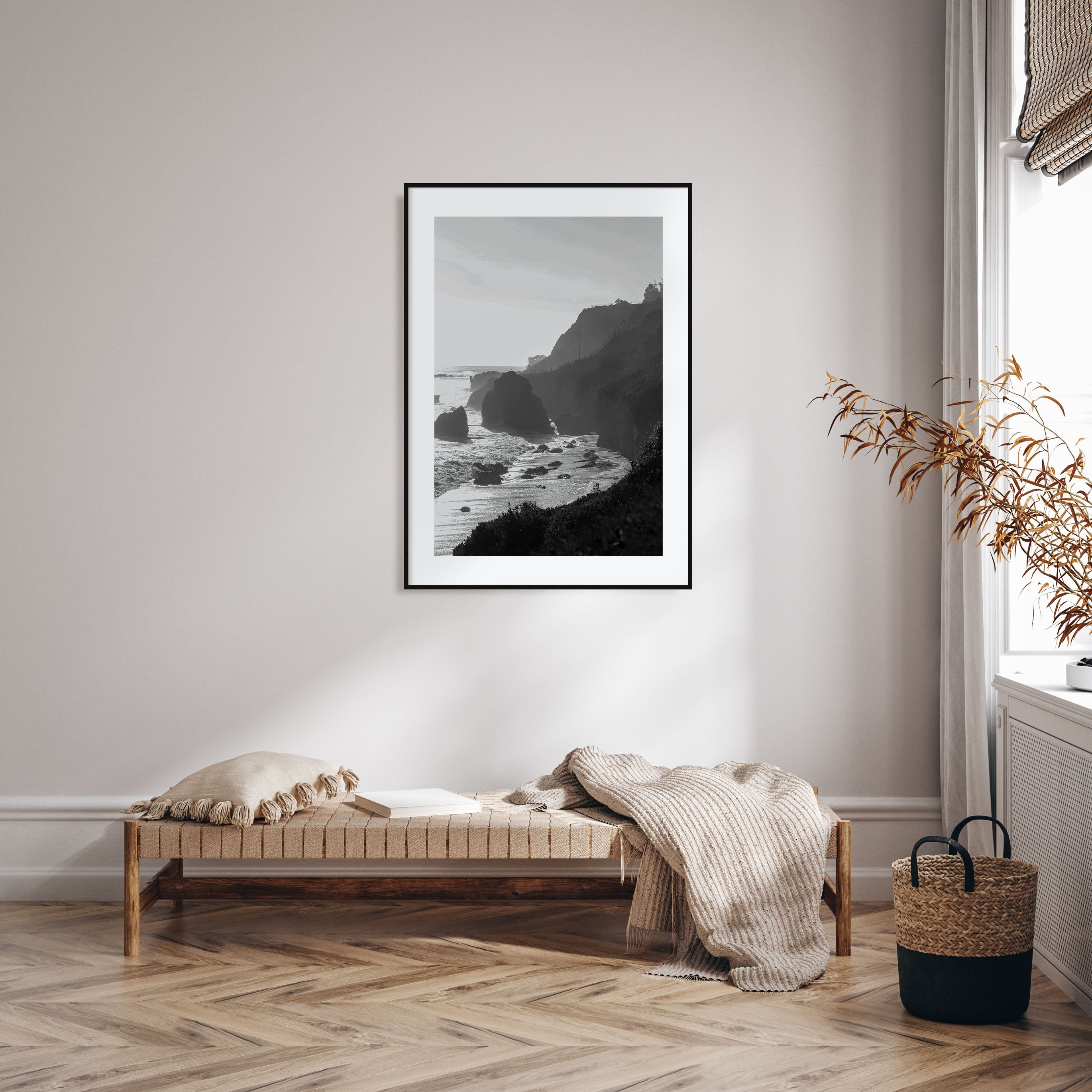 Malibu Photo B&W No 2 Poster