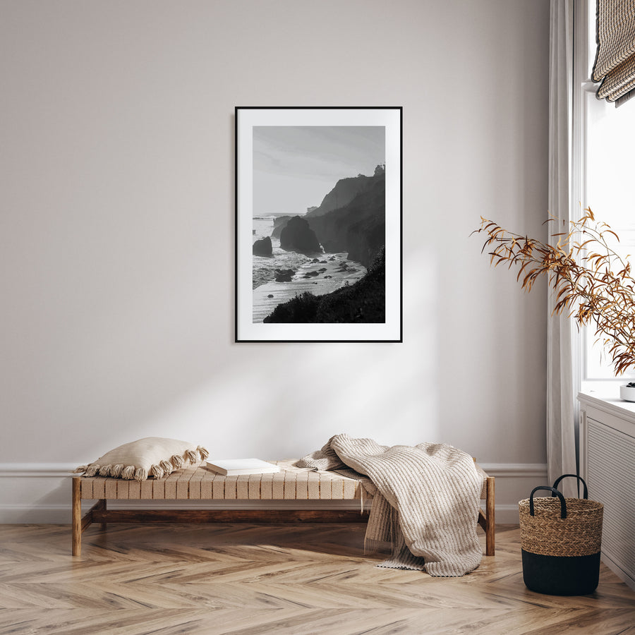 Malibu Photo B&W No 2 Poster
