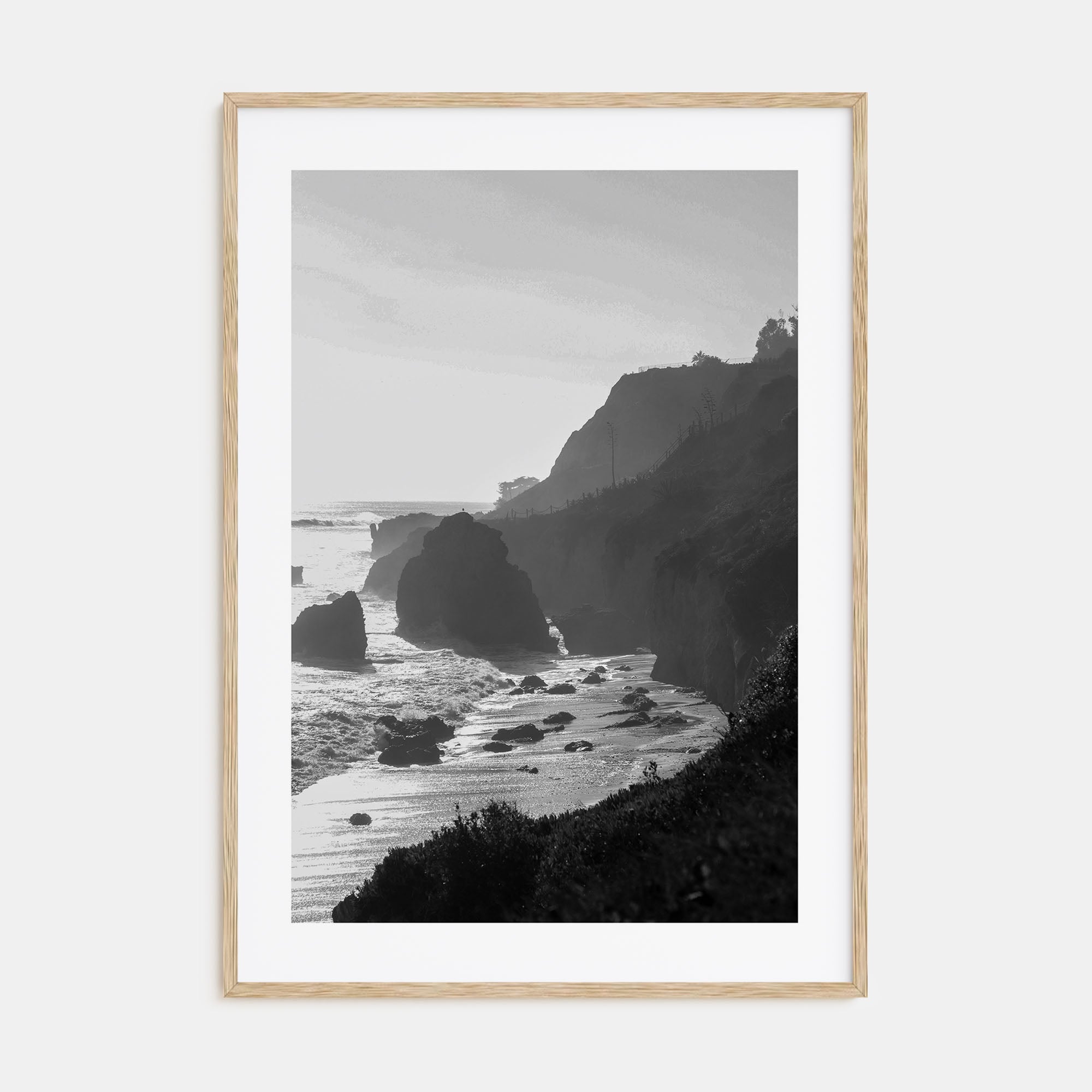 Malibu Photo B&W No 2 Poster