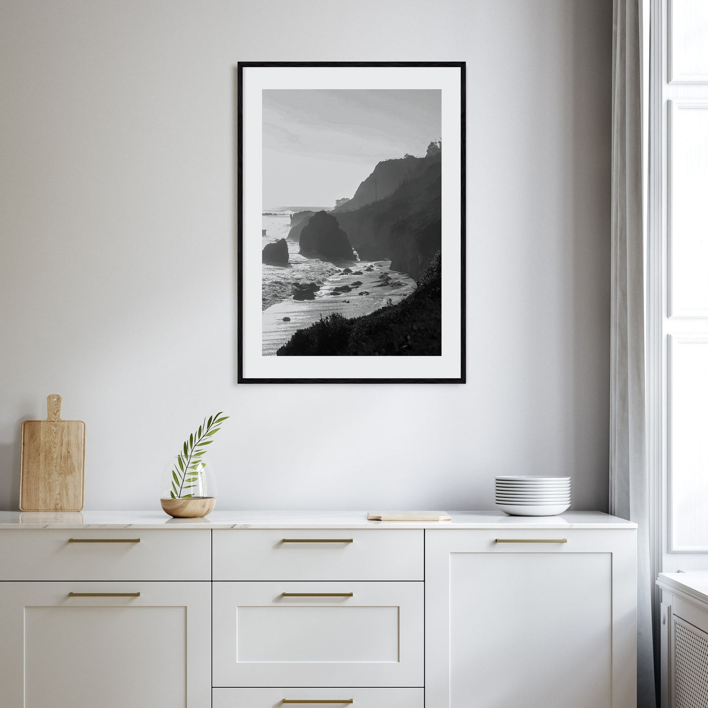 Malibu Photo B&W No 2 Poster