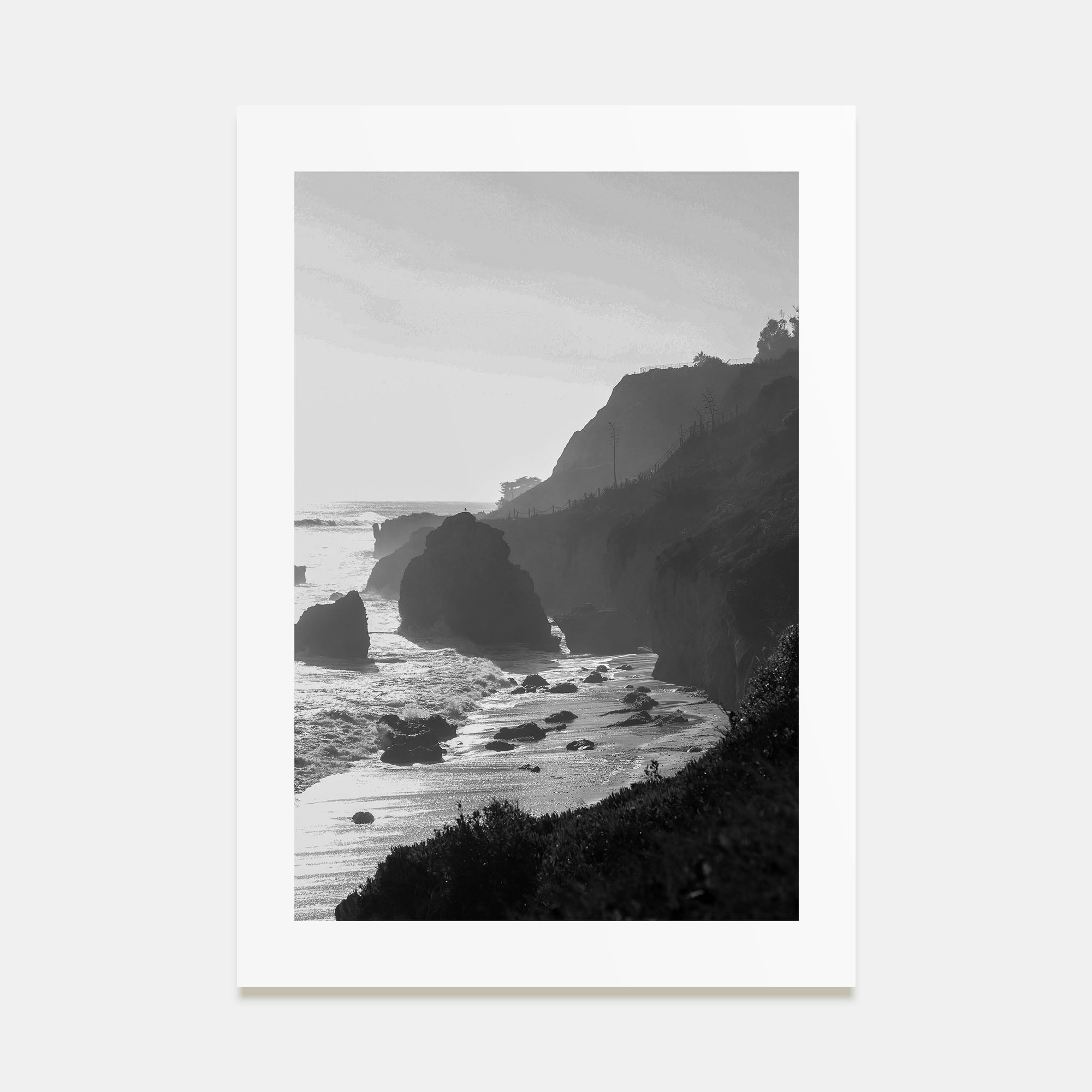 Malibu Photo B&W No 2 Poster
