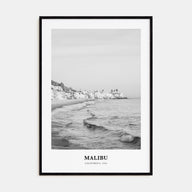 Malibu Portrait B&W No 1 Poster