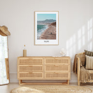 Malibu Portrait Color Poster