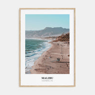 Malibu Portrait Color Poster