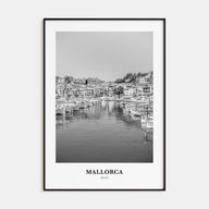 Mallorca Portrait B&W No 2 Poster