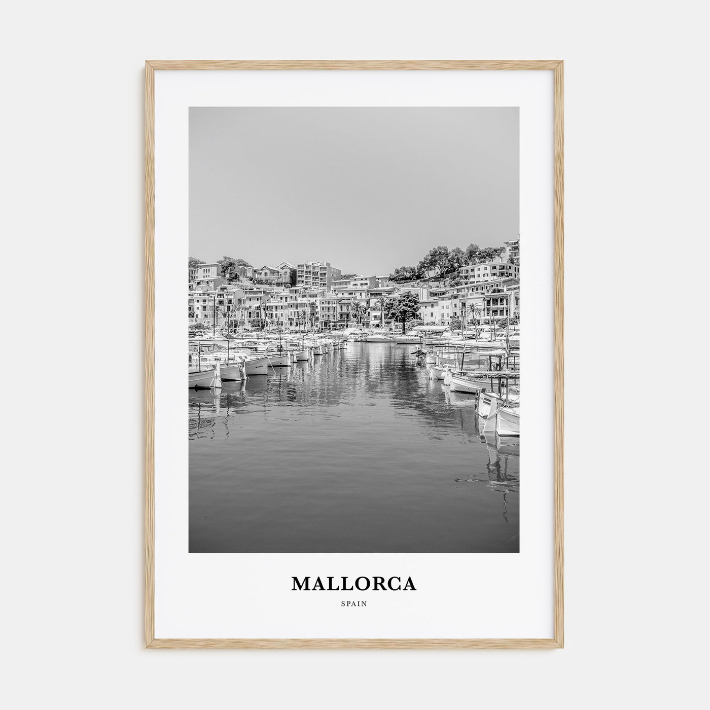 Mallorca Portrait B&W No 2 Poster