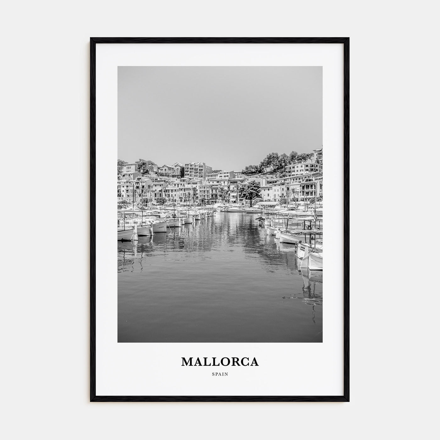 Mallorca Portrait B&W No 2 Poster