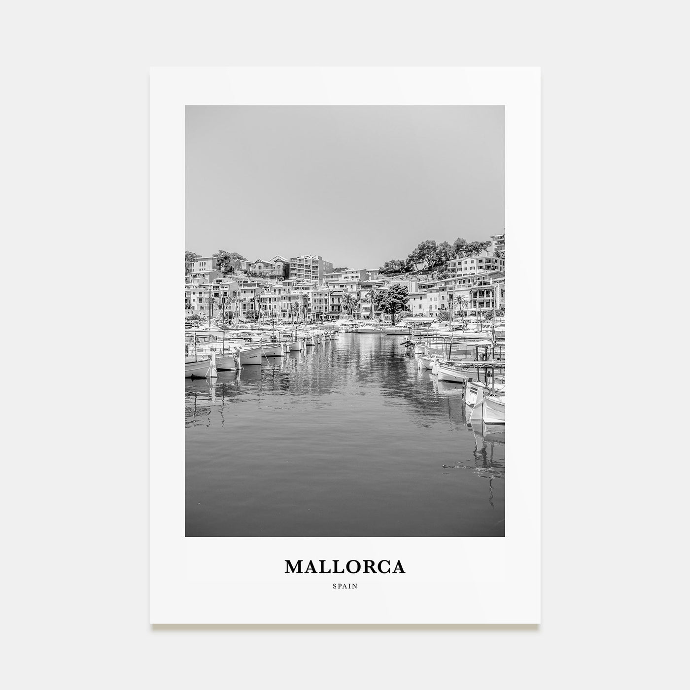 Mallorca Portrait B&W No 2 Poster