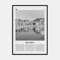Mallorca Travel B&W No 2 Poster