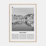 Mallorca Travel B&W No 2 Poster