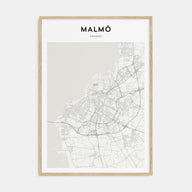 Malmö Map Portrait Poster