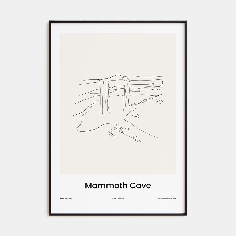 Mammoth Cave Drawn Poster