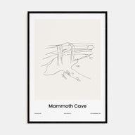 Mammoth Cave Drawn Poster