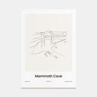 Mammoth Cave Drawn Poster