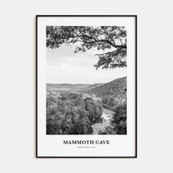 Mammoth Cave Portrait B&W Poster