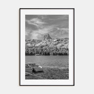 Mammoth Lakes Photo B&W Poster